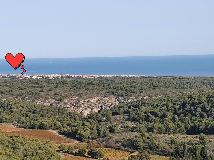 T2 Cosy A La Plage, Terrasse Vue Sur Mer Et Parking Privatif 纳博讷 外观 照片