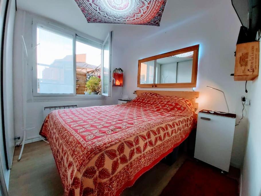 T2 Cosy A La Plage, Terrasse Vue Sur Mer Et Parking Privatif 纳博讷 外观 照片